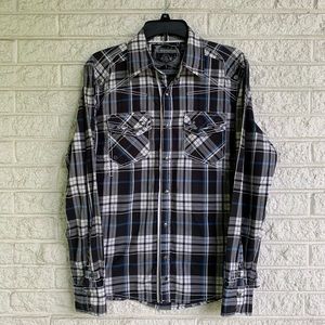 Modern Western Pearl Snap Button Shirt